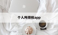 个人所得税app(个人所得税app正版官方下载手机版)